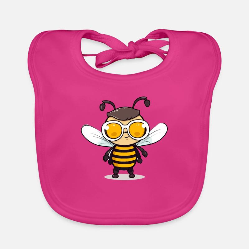 Fry the bee Organic Baby Bibs