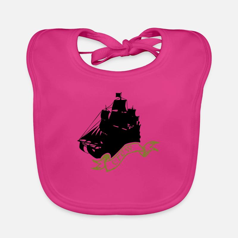 piratenschiff Baby Bio-Lätzchen