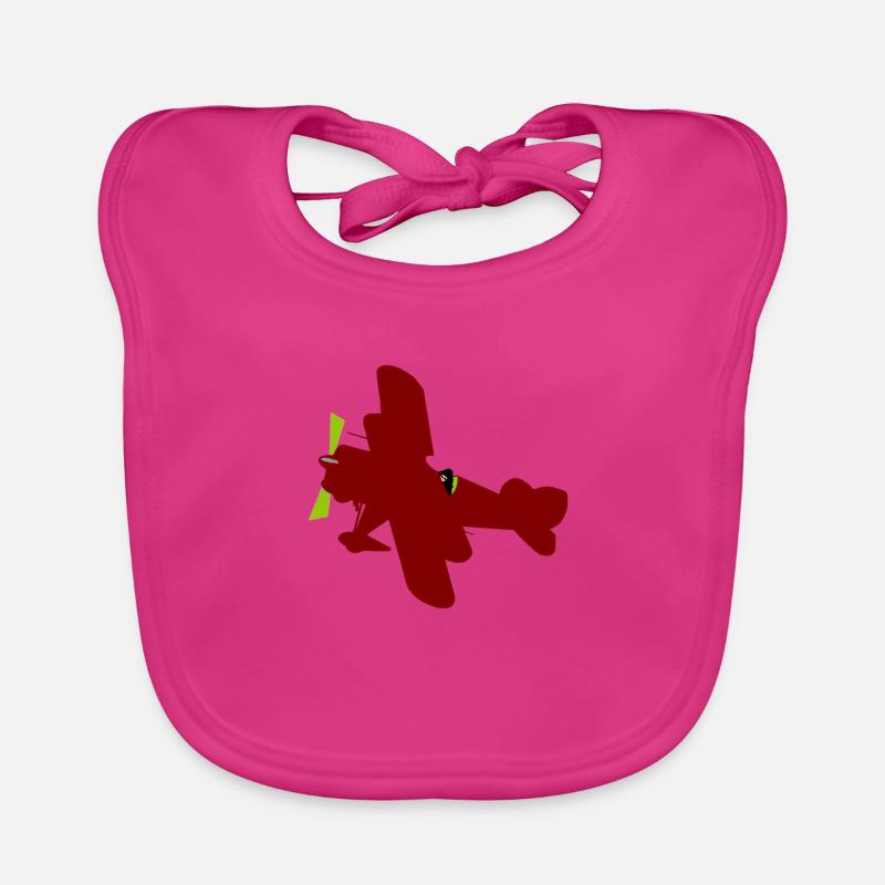 Flugzeug Baby Bio-Lätzchen