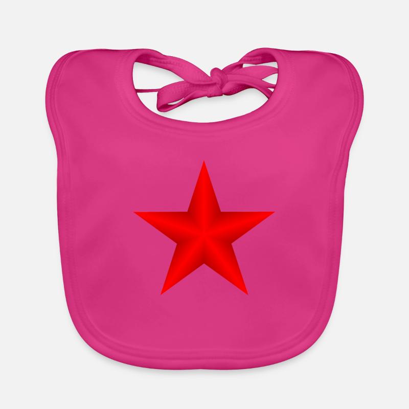 Red Star Organic Baby Bibs
