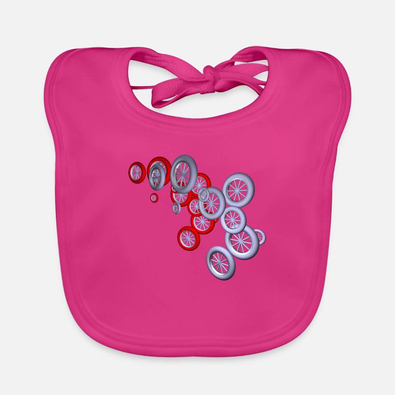 Roues Bavoir bio Bébé