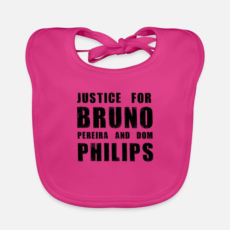 Justice pour Bruno et Philips Bavoir bio Bébé