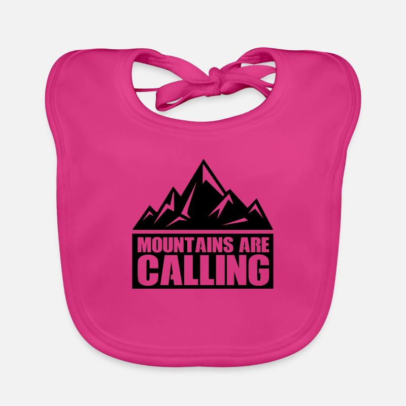 Mountains are Calling Baby Bio-Lätzchen