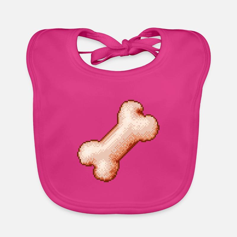 Bone Bone Fun Fun 8bit 16bit Retro Video Games Organic Baby Bibs