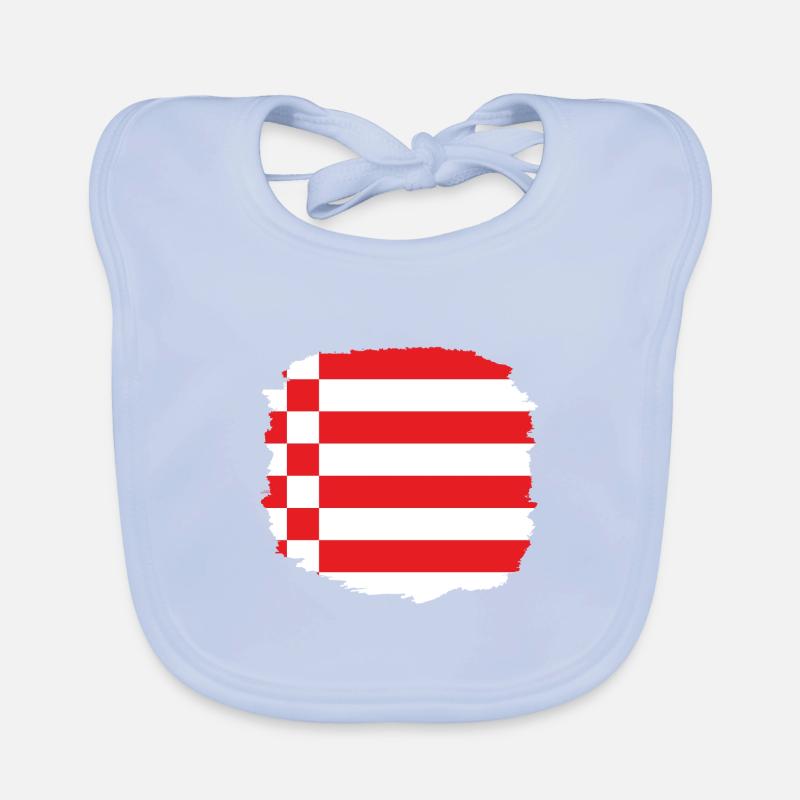 Drapeau de Brême Drapeau de Brême Bavoir bio Bébé