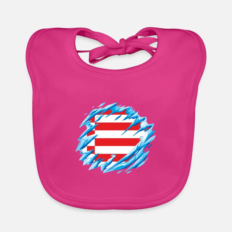 Drapeau de Brême Drapeau de Brême Bavoir bio Bébé