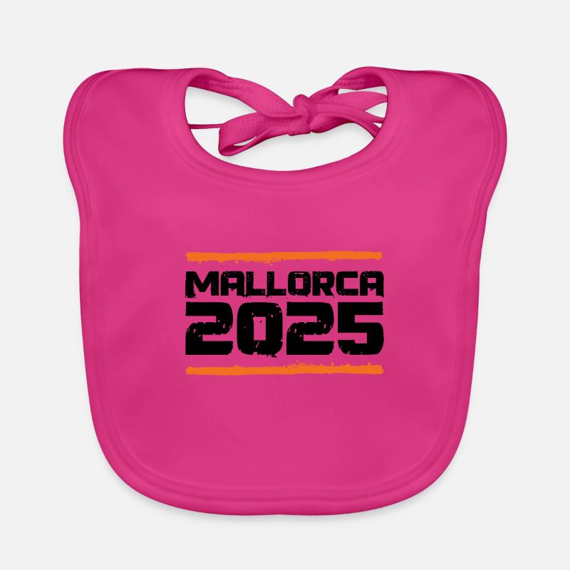 Mallorca 2025 Holidays Organic Baby Bibs
