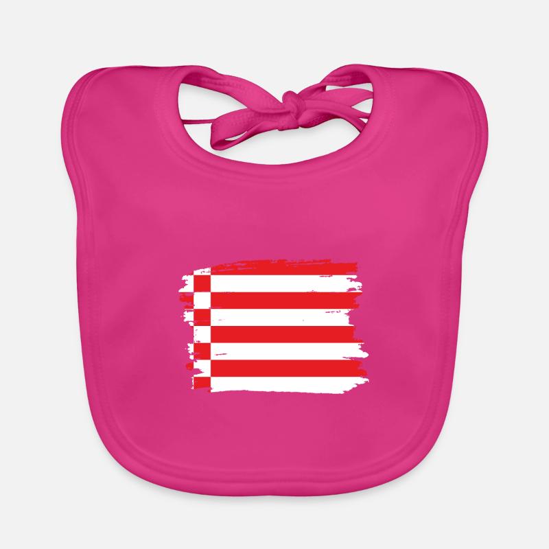 Drapeau de Brême Drapeau de Brême Bavoir bio Bébé