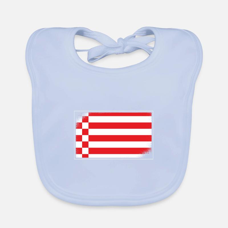 Drapeau de Brême Drapeau de Brême Bavoir bio Bébé