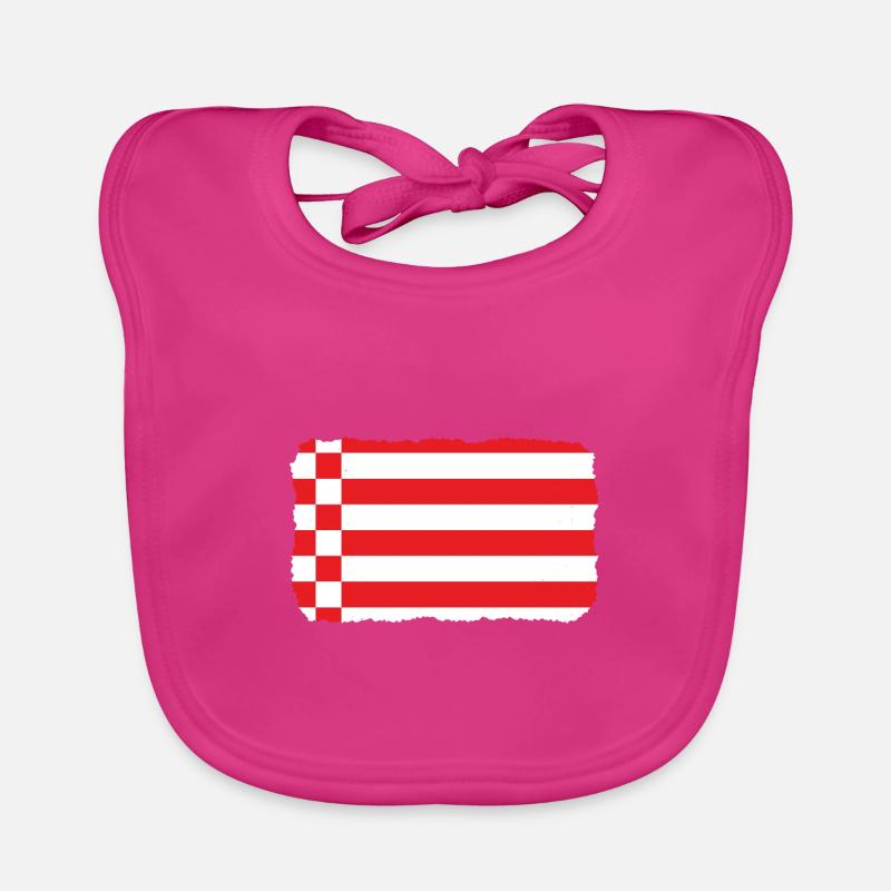 Drapeau de Brême Drapeau de Brême Bavoir bio Bébé