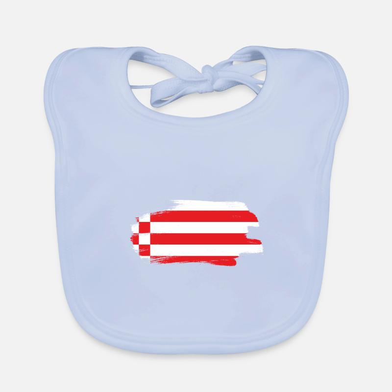 Drapeau de Brême Drapeau de Brême Bavoir bio Bébé