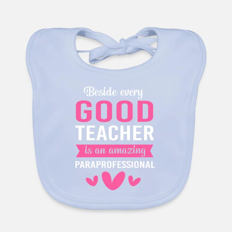 Lehrerassistent Paraprofessional Paraeducator Baby Bio-Lätzchen