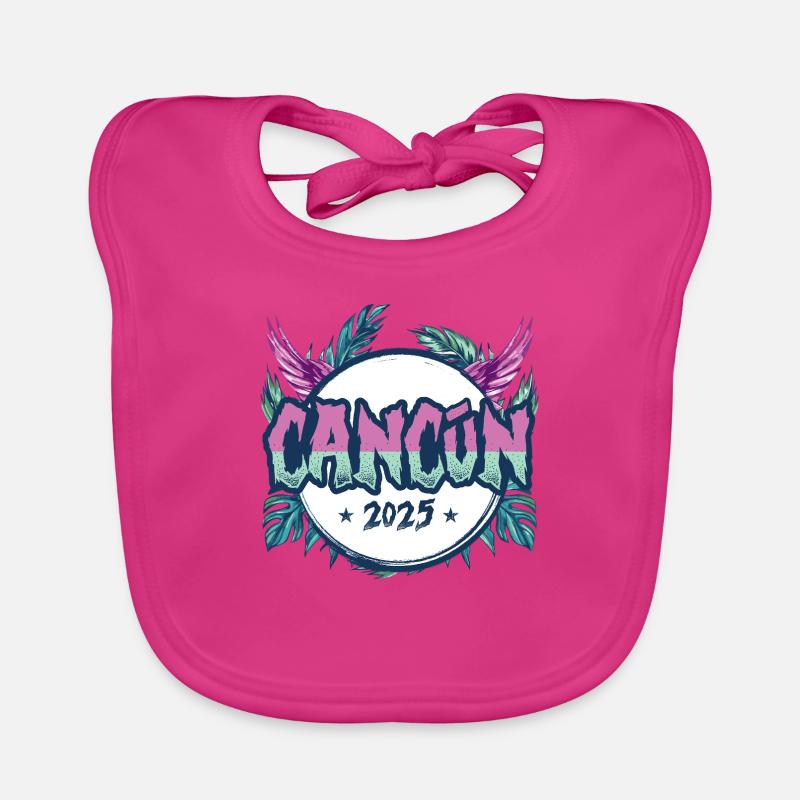 Cancun 2025 Urlaub Baby Bio-Lätzchen