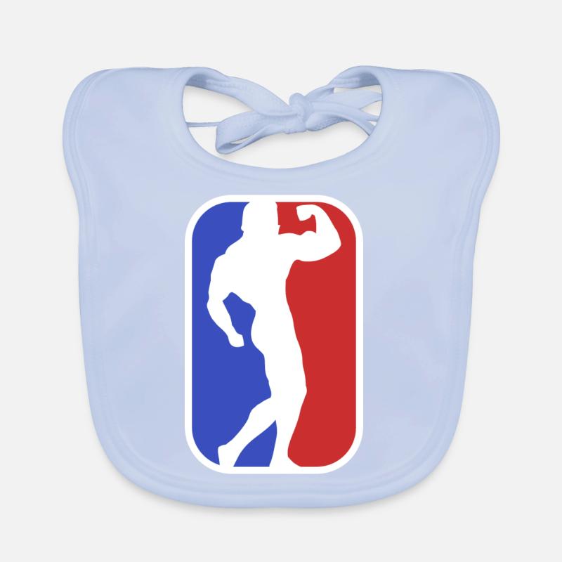 Logo bodybuilder bodybuilder biceps posent Arnold Bavoir bio Bébé