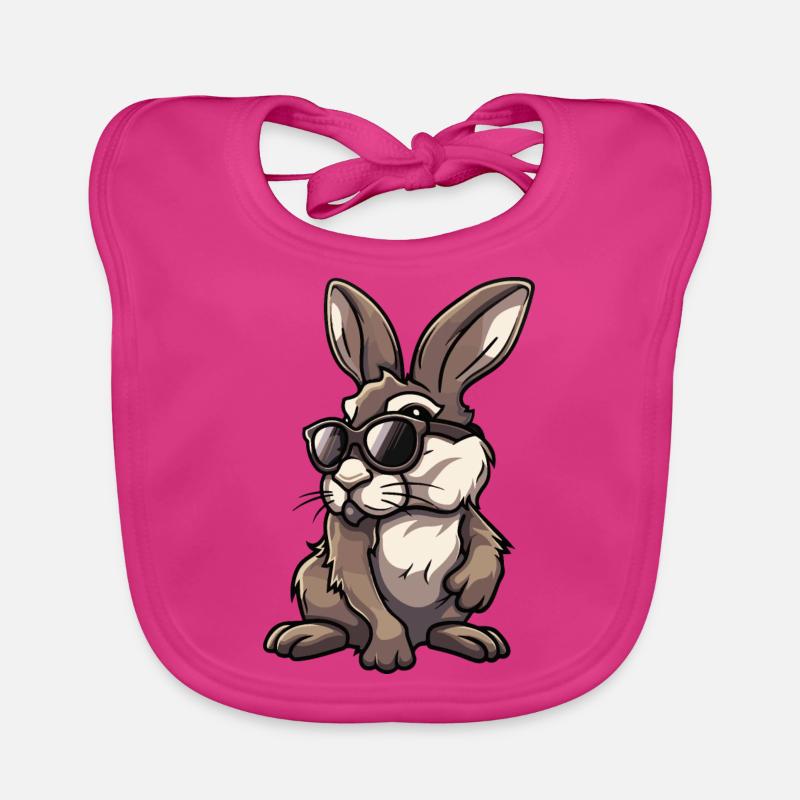 rabbit animal Organic Baby Bibs