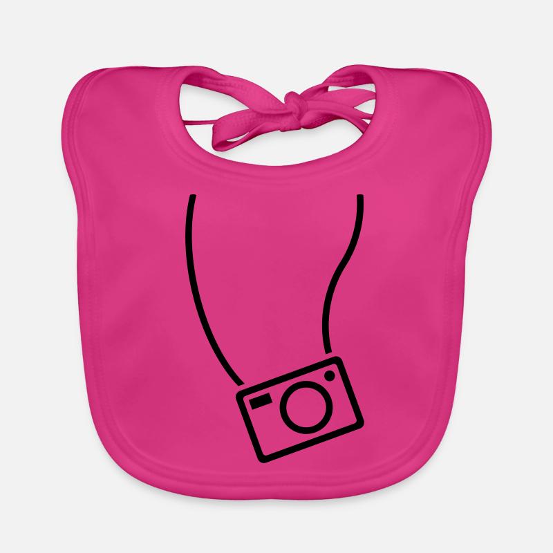 Camera Organic Baby Bibs