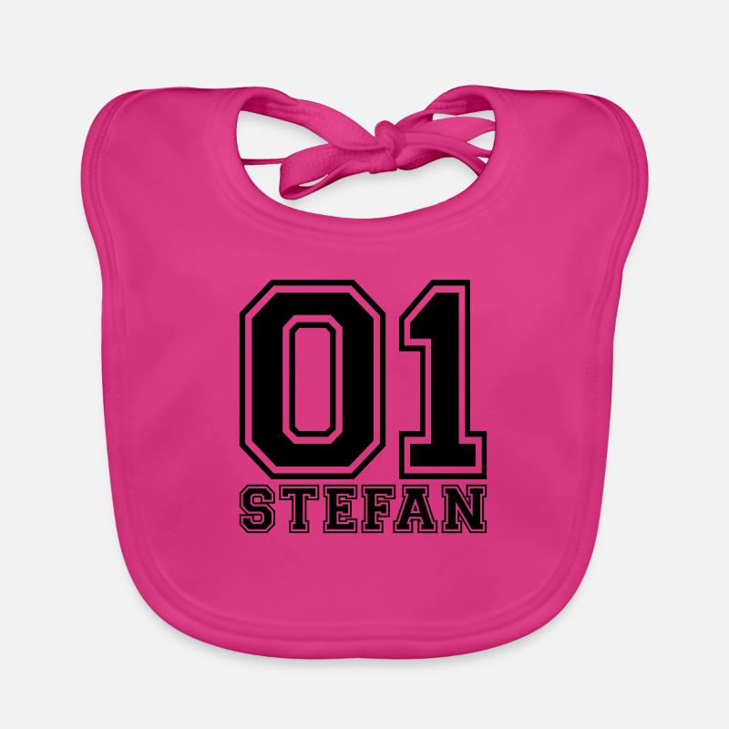 Stefan - Name Organic Baby Bibs