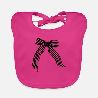 Stripes modello nastro Bavaglino ecologico per neonato