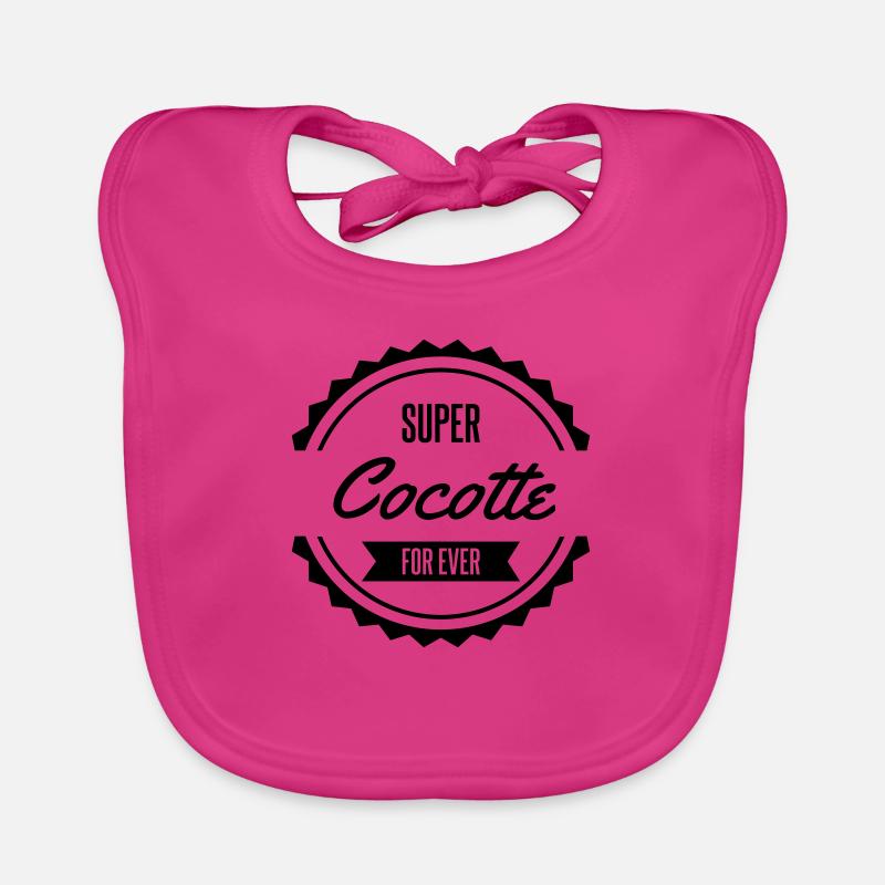 super cocotte for ever Bavoir bio Bébé