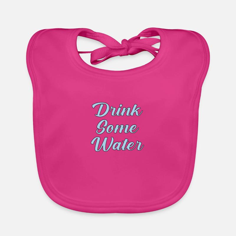 Buvez de l’eau scripte Bavoir bio Bébé