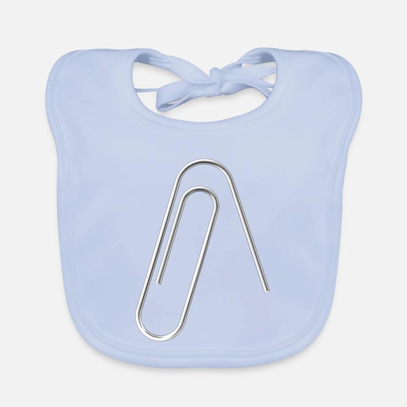 Paper Clip reset Helpdesk PC Technician Nerd Geek Bavoir bio Bébé