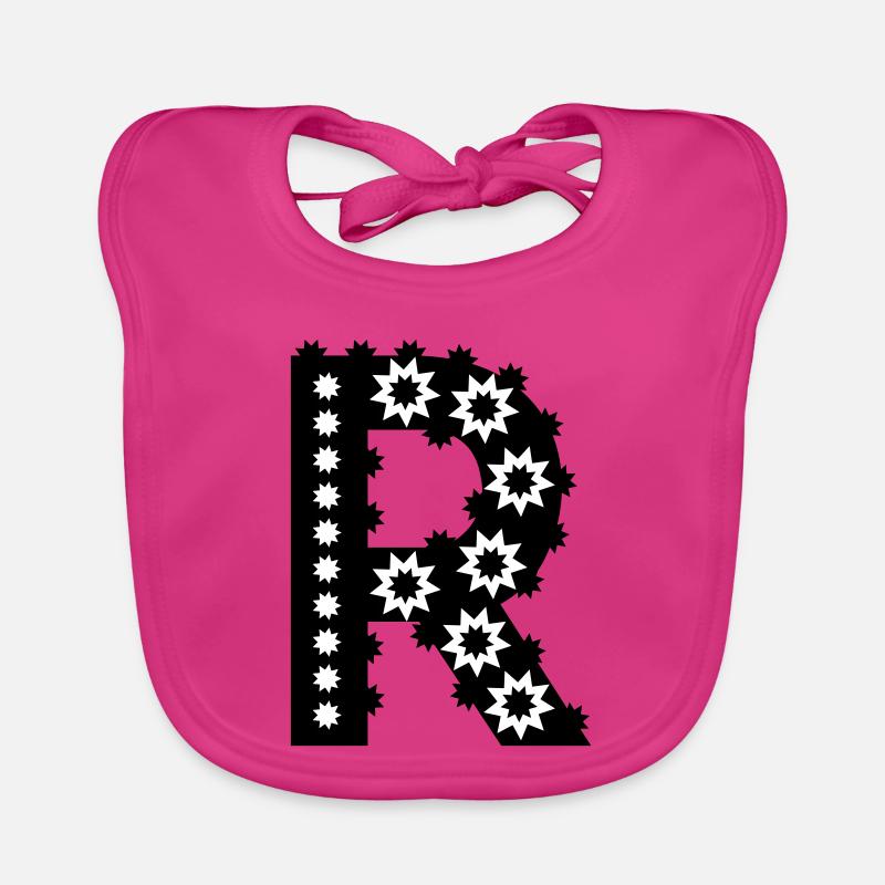 Buchstabe R Baby Bio-Lätzchen