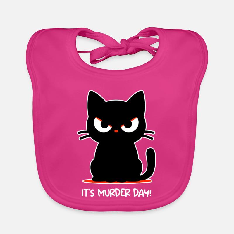 Murder Day (dark) Organic Baby Bibs