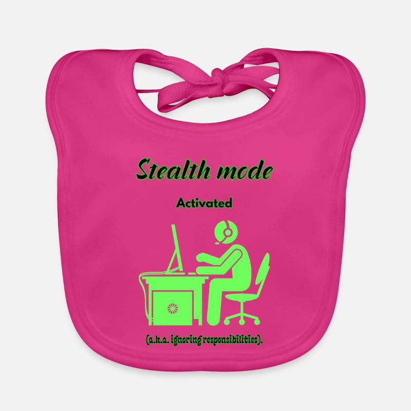 Stealth Mode Active Organic Baby Bibs