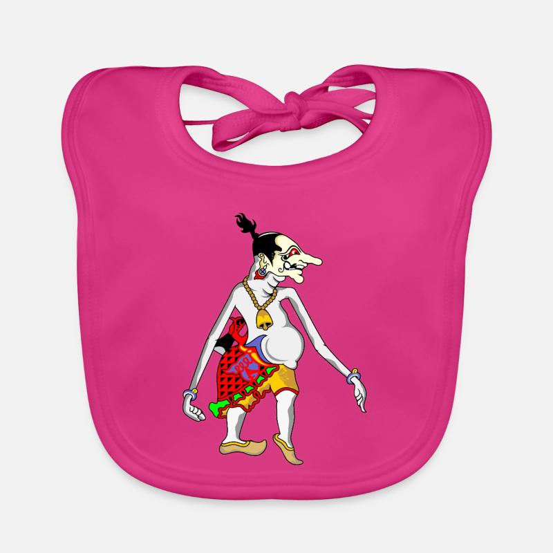 Groteske Goblin Danser Tee Bio-slabbetje voor baby's