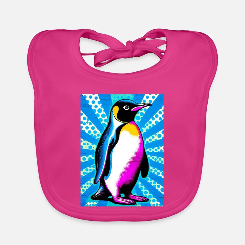 pingouin Bavoir bio Bébé