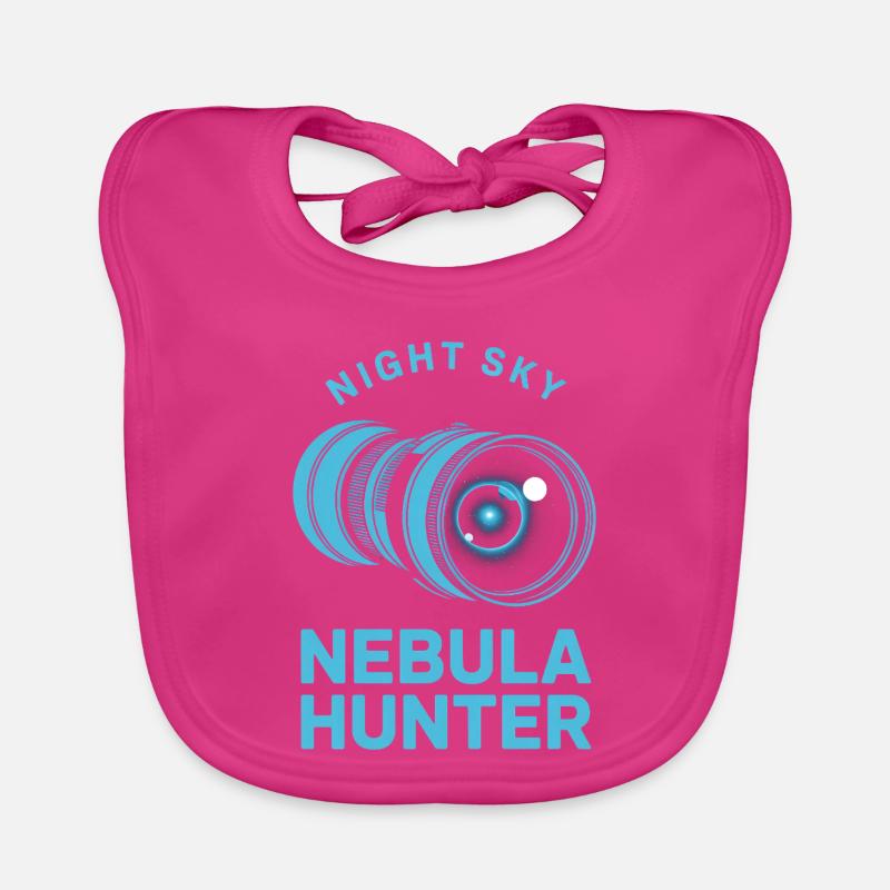 Nebula Hunter Night Sky Organic Baby Bibs