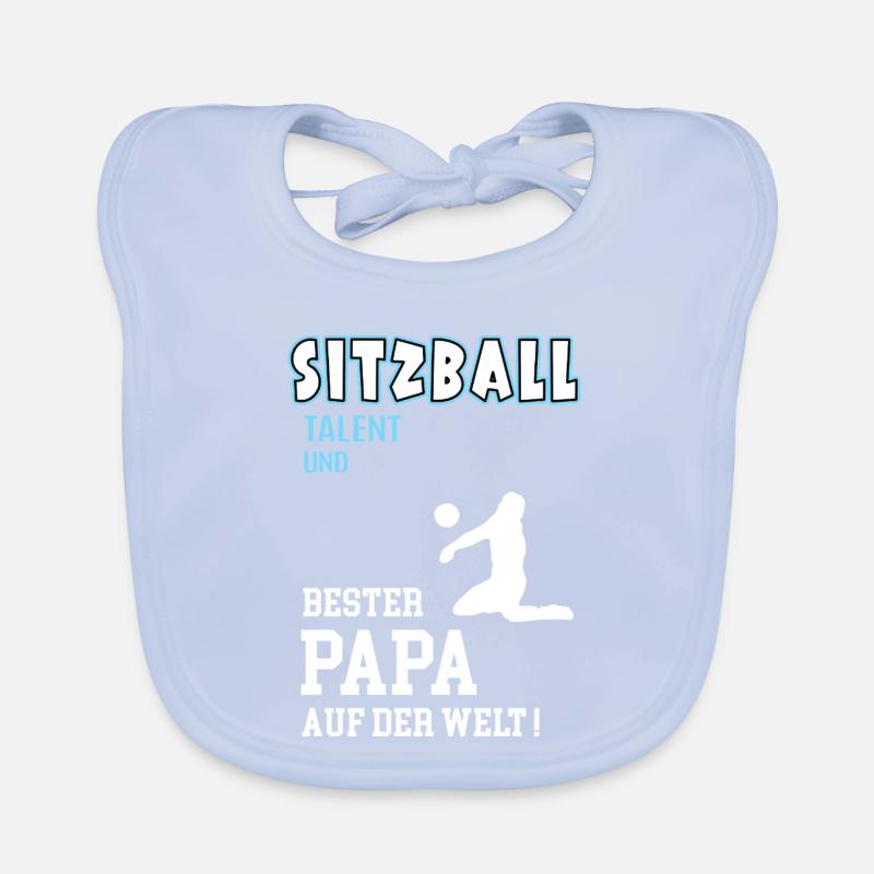 Sitzball Bester Papa Vater Vatertag Geburtstag Baby Bio-Lätzchen