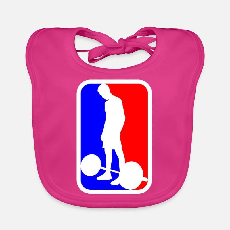 gym logo Organic Baby Bibs
