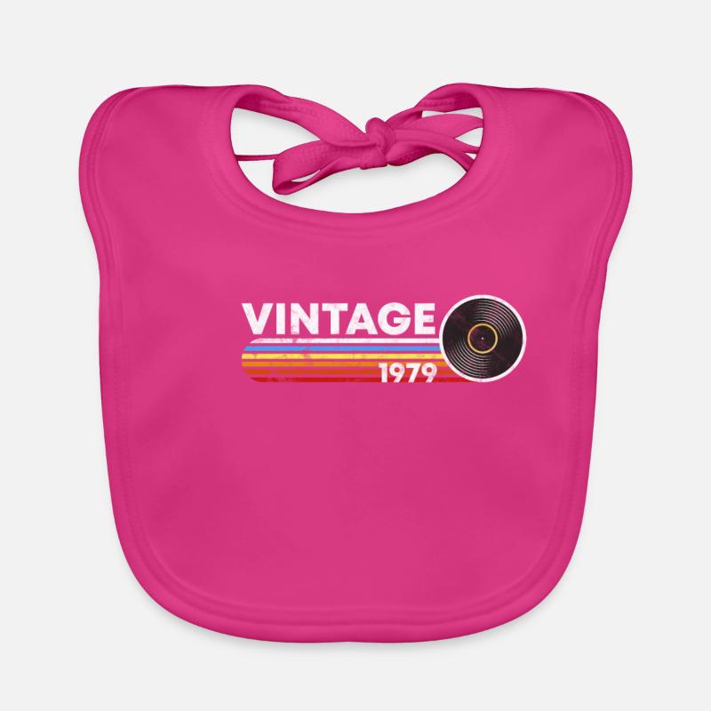 40 GEBURTSTAGSGESCHENK VIERZIG RETRO VINTAGE 1979 Baby Bio-Lätzchen