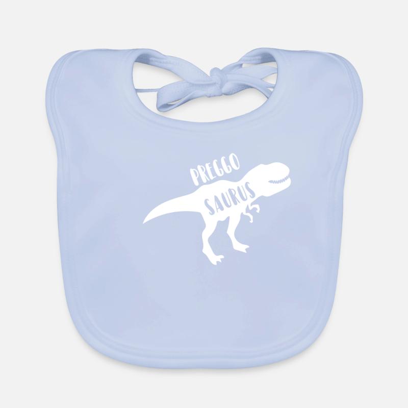 Preggosaurus Rex Werdende Mama Dinosaurier Design Baby Bio-Lätzchen