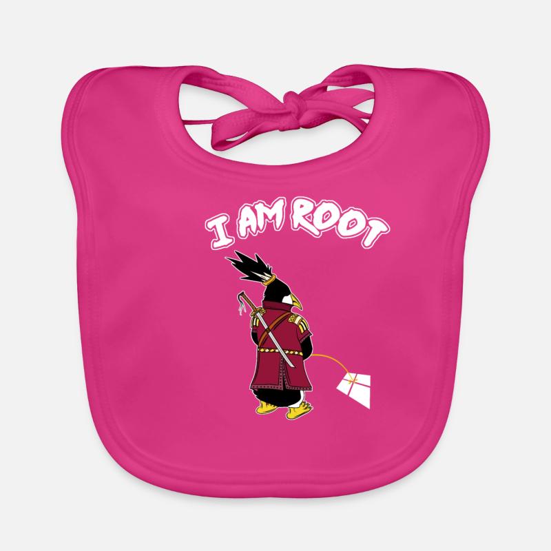 Linux Pingouin I Am Root Geeks Geeks Nerd Computer Ninja Bavoir bio Bébé