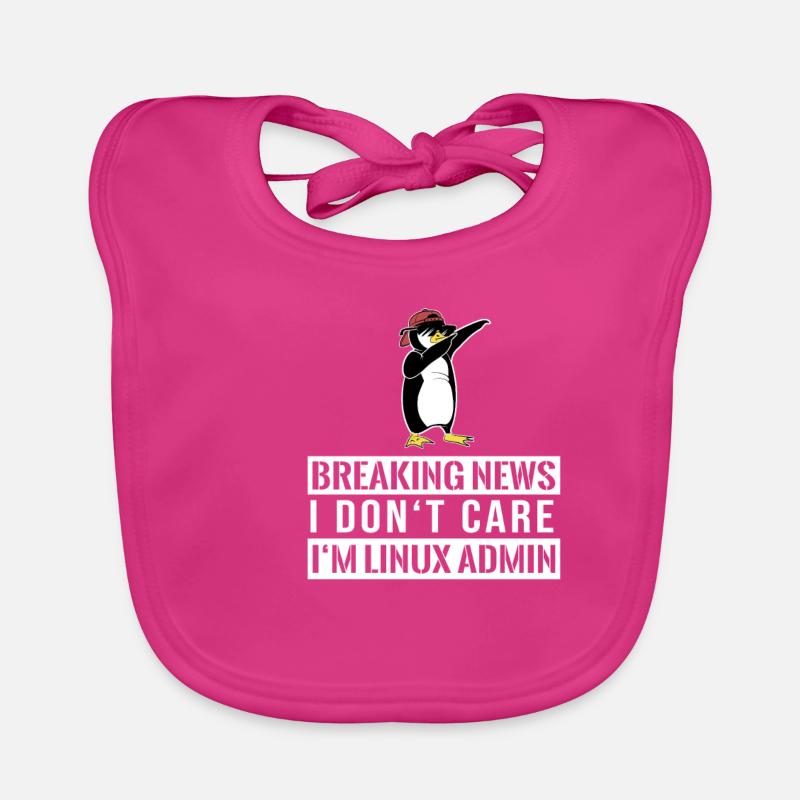 IT Nerd Linux Linux Pinguin Geek Software Engineer Baby Bio-Lätzchen