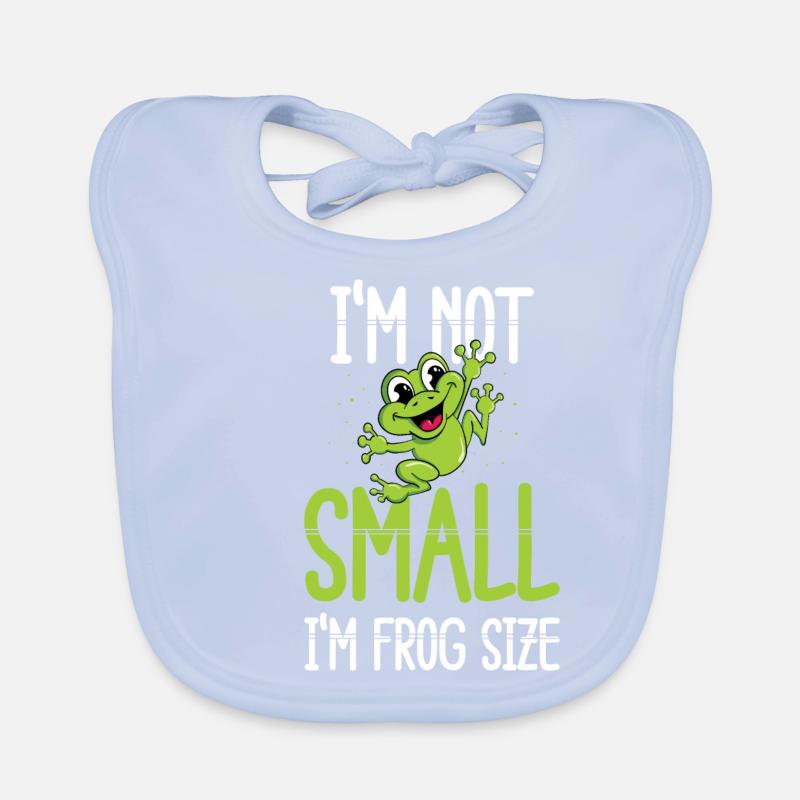Ich bin nicht klein, ich bin grösser als ein Baby Bio-Lätzchen