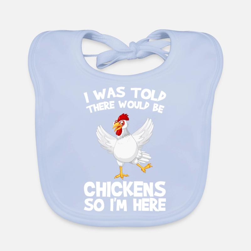 Hühner Hühnerhaltung Geschenk Baby Bio-Lätzchen