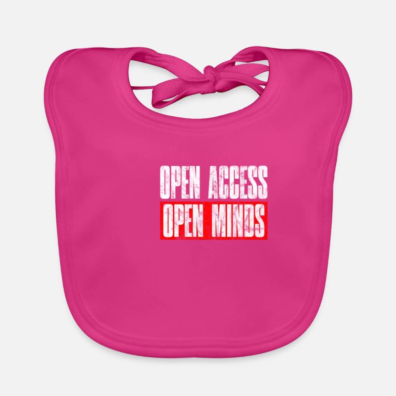 Open Access Open Mind for Hacker and Coder Baby Bio-Lätzchen