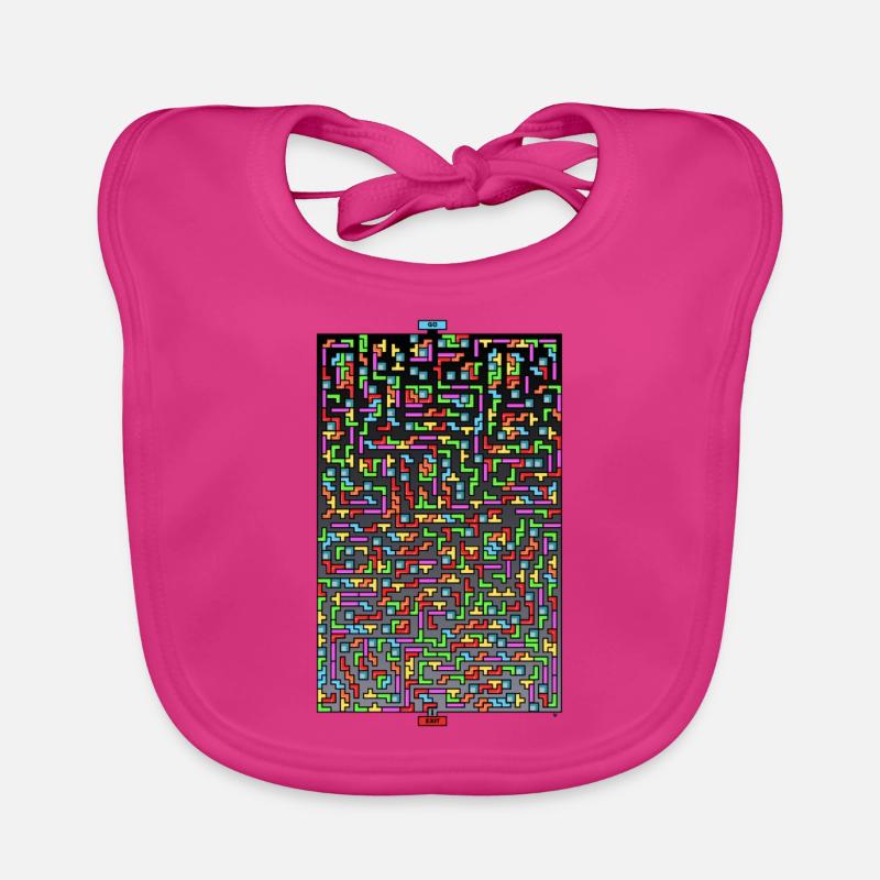 Laby Brik - Baby Bio-Lätzchen - Fuchsia
