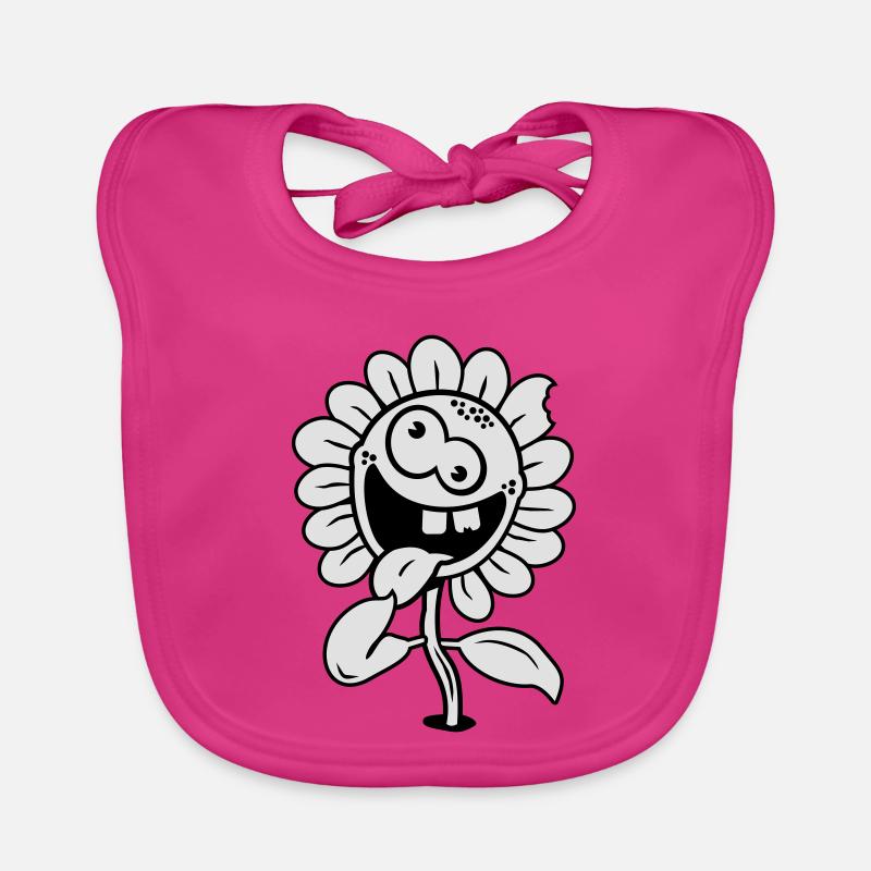 crazy flower Organic Baby Bibs