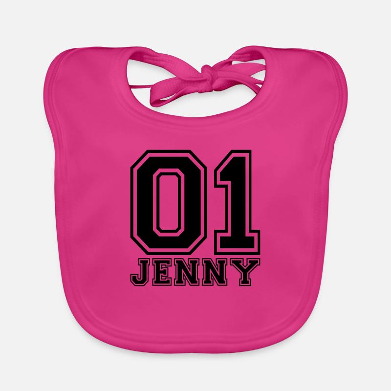 Jenny - Name Baby Bio-Lätzchen