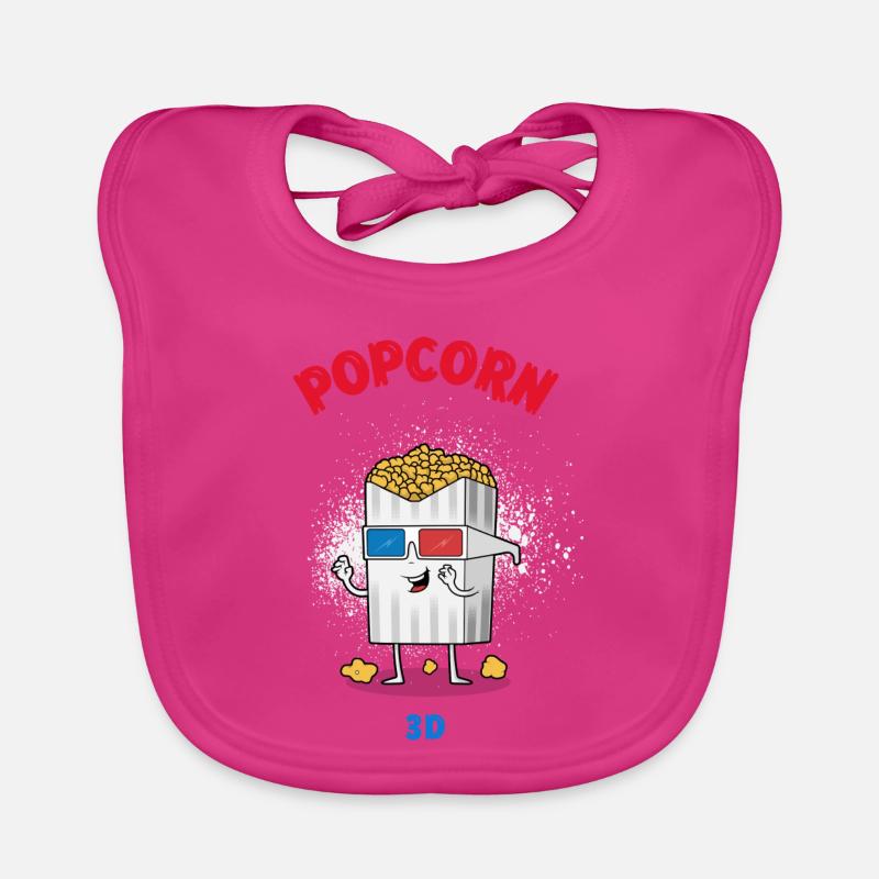 popcorn Bavoir bio Bébé