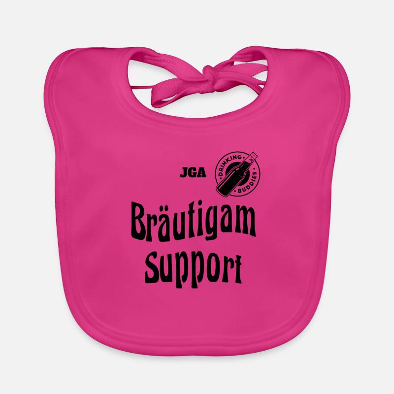 BRÄUTIGAM SUPPORT Baby Bio-Lätzchen