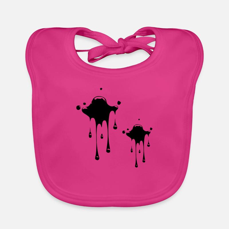 Stain Blobs Organic Baby Bibs