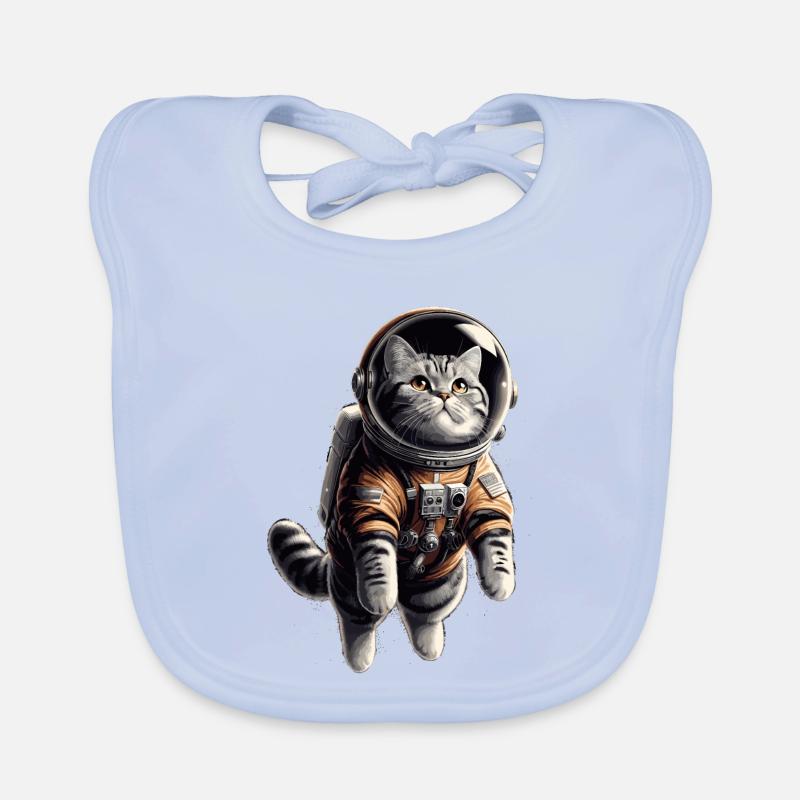Cadeau d’astronaute BKH Tabby Bavoir bio Bébé
