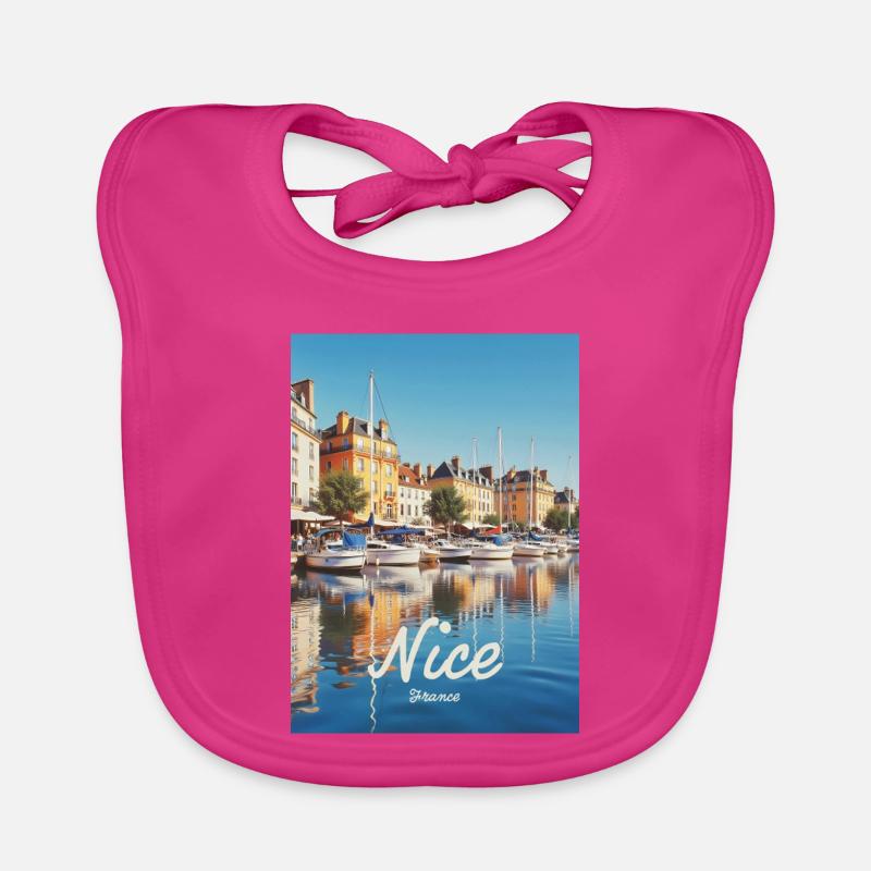 Nice Hafen von Nizza Baby Bio-Lätzchen