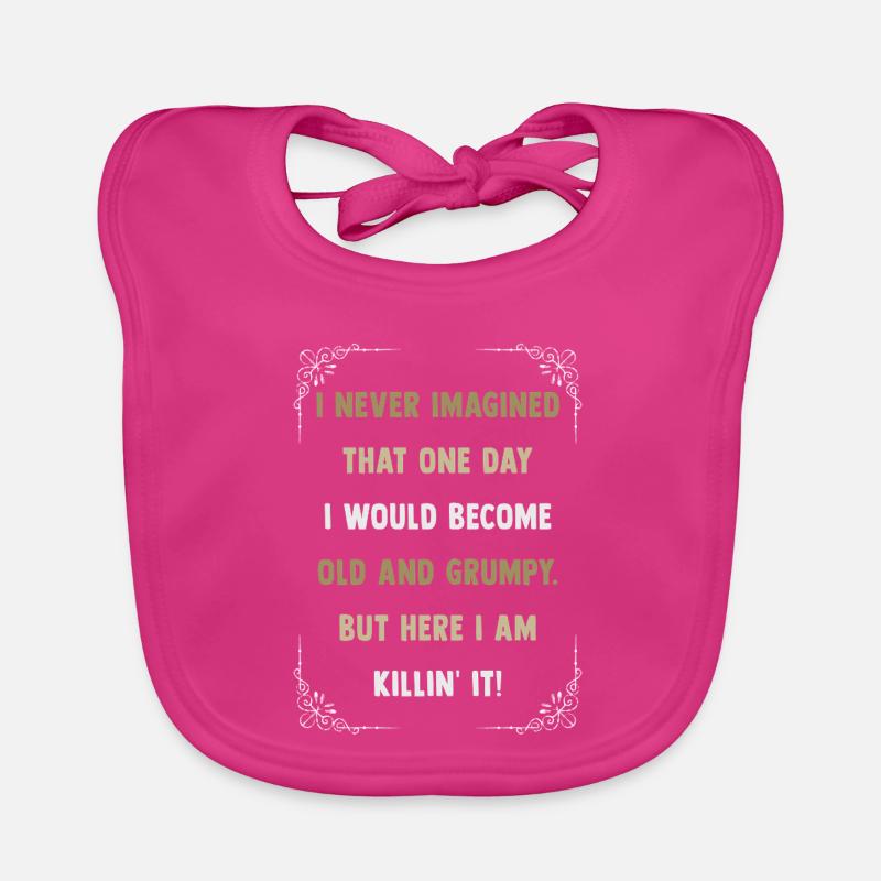 Old and grim – killer spell Organic Baby Bibs