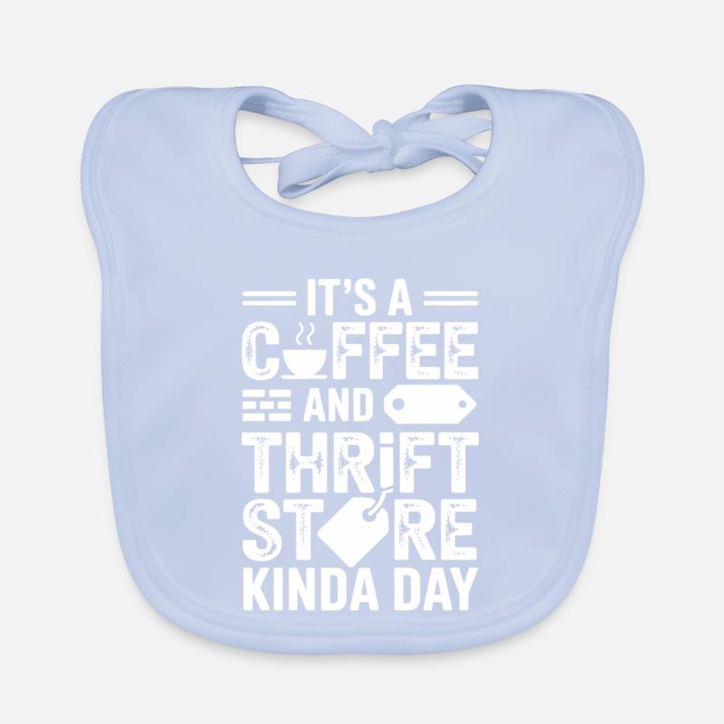 Kaffee-Secondhand-Laden-Vibe Baby Bio-Lätzchen